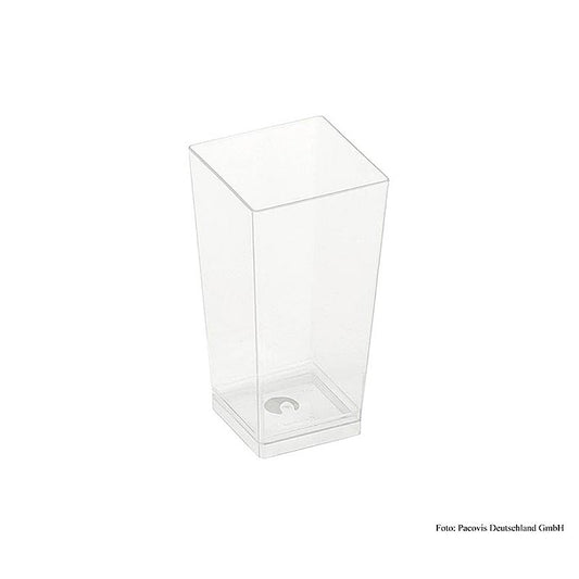 Einweg Naturesse Kova Becher klar, 100ml, 4x4x8,2cm, PLA, 300 St