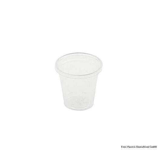 Einweg Naturesse Schnapsglas PLA, klar, 30ml, ø 4,6cm, 3.000 St