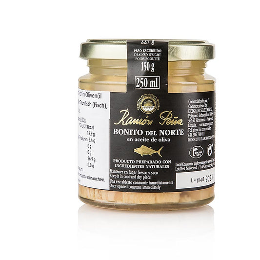 Ramón Peña - Tonno - Filetto di bonito del norte in Olio d'oliva, Gold, 227 g