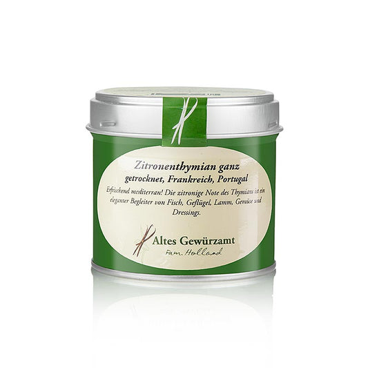 Zitronenthymian, ganz, getrocknet, Altes Gewürzamt, 18 g
