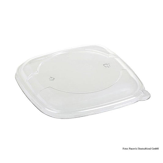 Einweg Naturesse Take Away Deckel PLA für Bowle 54868/54891, PLA, transparent, 125 St - transparenter Einweg-Deckel aus biologisch abbaubarem PLA-Material für Bowle, 125 Stück