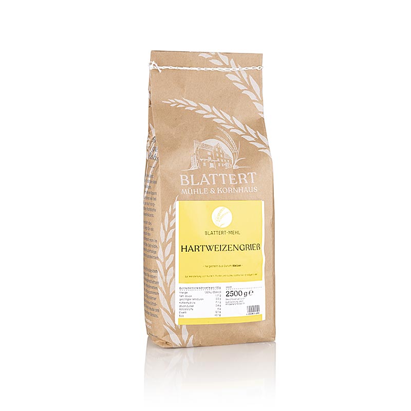 Semoule de blé dur, Blattert Mühle, 2,5 kg