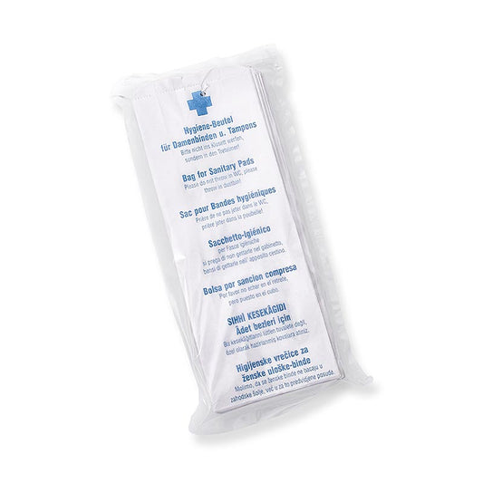 Sacs hygiéniques pour toilettes, papier, 100 pcs