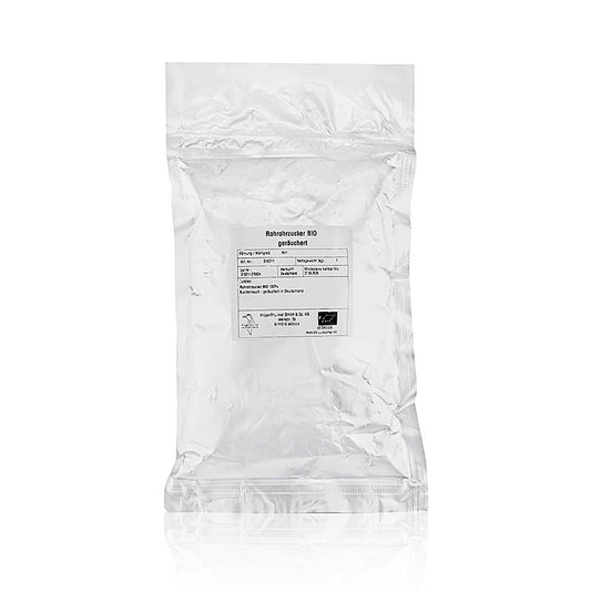 Zucchero di canna grezzo, affumicato, biologico, 1 kg