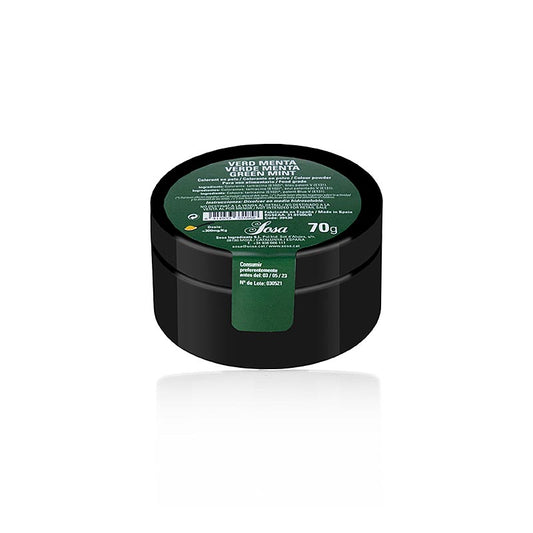 Colorant alimentaire Sosa vert menthe, poudre, soluble dans l'eau (39430), 70 g