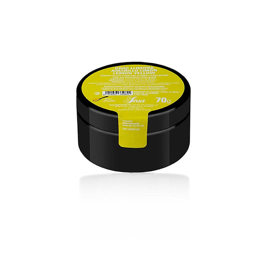 Colorant alimentaire Sosa jaune citron, poudre, soluble dans l'eau (39439), 70 g