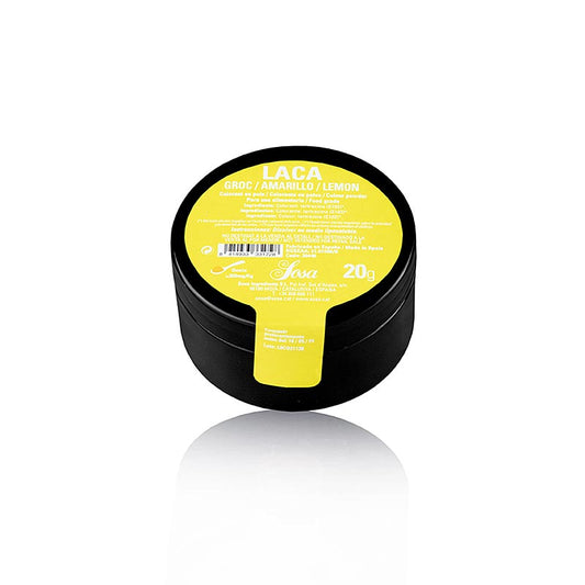 Colorant alimentaire Sosa jaune, poudre, soluble dans la graisse (39446), 20 g