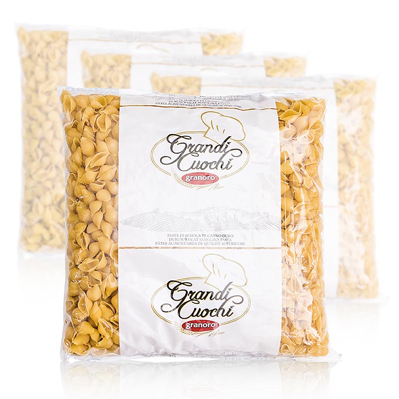 Granoro Strascinati, orecchiette grandi, n. 92, 12 kg, 4 confezioni da 3000 g