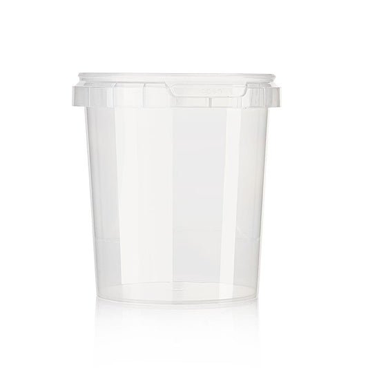 Barattolo di plastica "Circlecup", rotondo, SENZA coperchio, ø 95x120mm, 520ml, 1 pz.