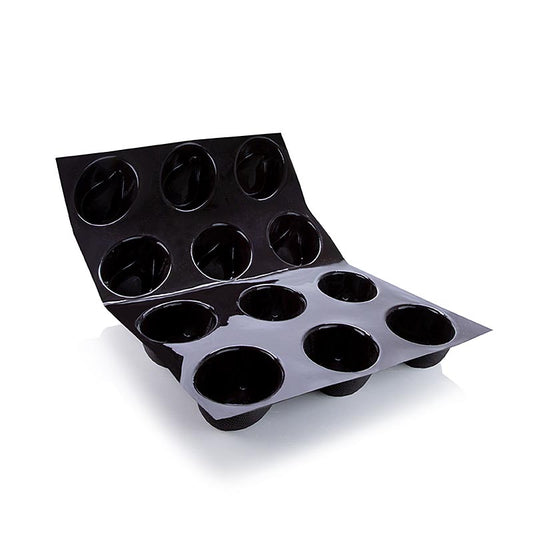 Demarle - Moule Flexipan 40 x 30 cm, 12 cavités (échancrures), 85 x 61 mm, profondeur 30 mm, n° 2554, 1 pièce