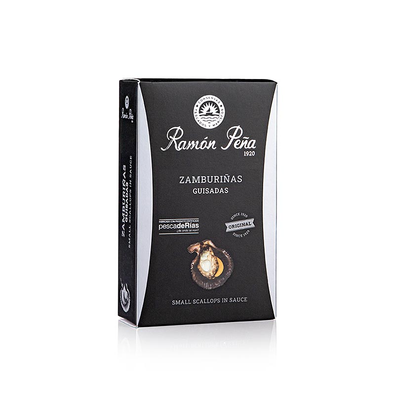 Ramón Peña - Zamburinas - kleine Jakobsmuscheln, pikant, Silver, 110 g