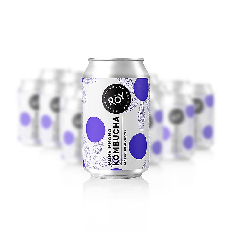 ROY Pure Prana Kombucha , BIO, 24 x 330 ml