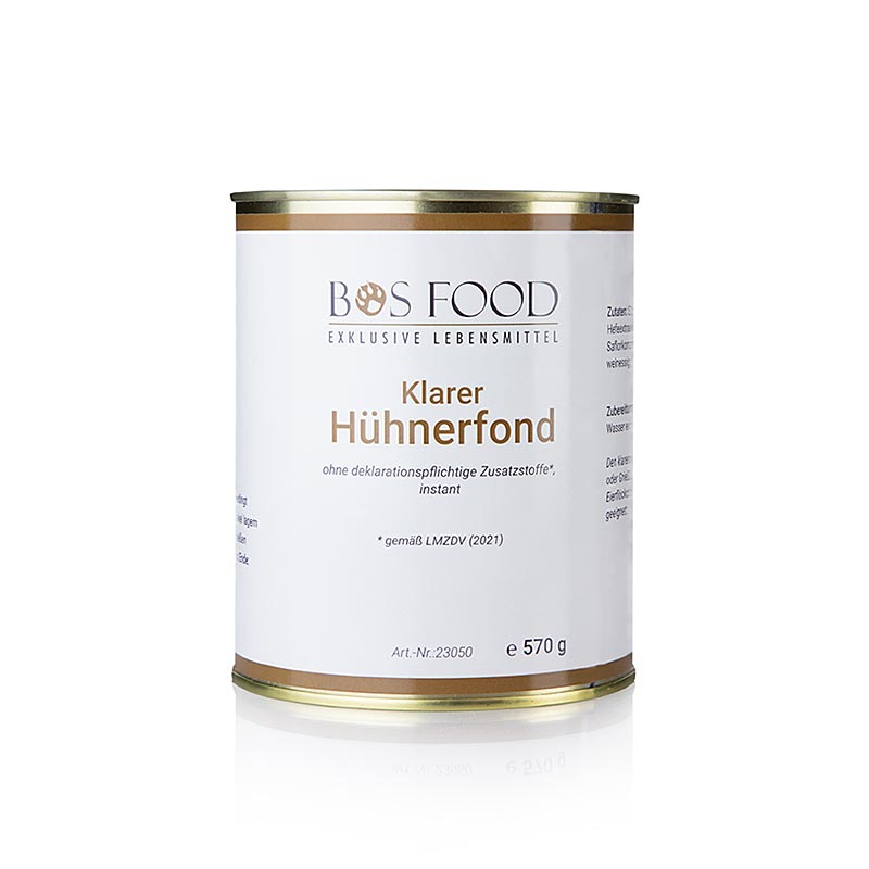 Fond de volaille, poudre instantanée sans glutamate ajouté, pour 28 L, 570 g