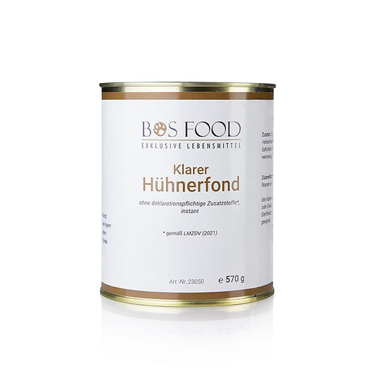 Fond de volaille, poudre instantanée sans glutamate ajouté, pour 28 L, 570 g