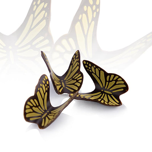 Decorazione al cioccolato "Butterfly" (farfalla), fondente, Dobla (77568), 286 g, 120 pezzi