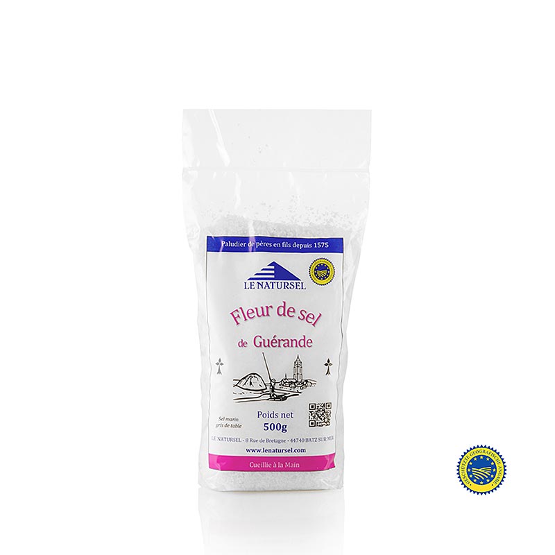 Fleur de Sel, aus der Guerande (Frankreich), g.g.A., 500 g