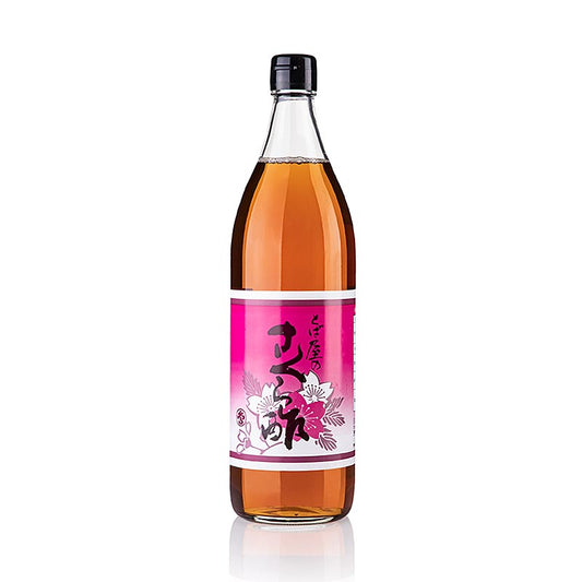 Vinaigre de riz noir aux fleurs de cerisier Sakura, 900 ml
