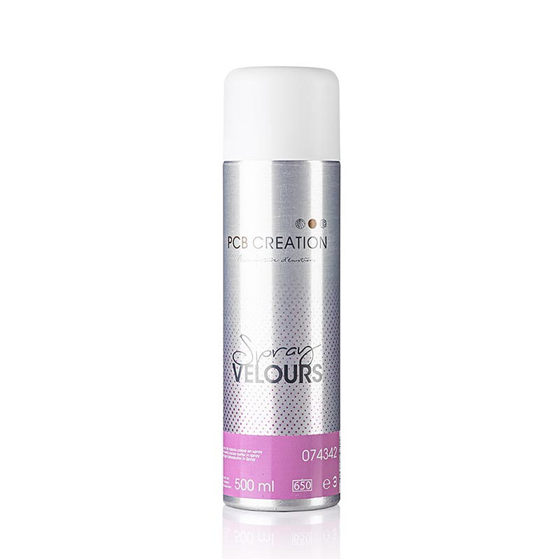Spruzzatore per decorazioni, effetto velluto rosa, con colorante, PCB (74342), 500 ml