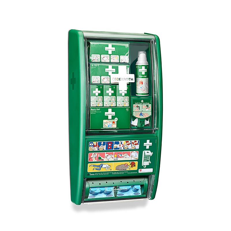 Cederroth - First Aid & Burn Station, Verbandskasten (51011003), 1 St