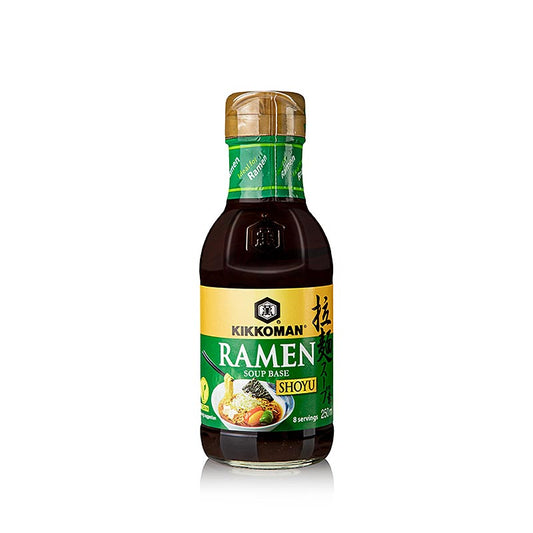 Base per zuppa di ramen allo shoyu, Kikkoman, Giappone, vegano, 250 ml