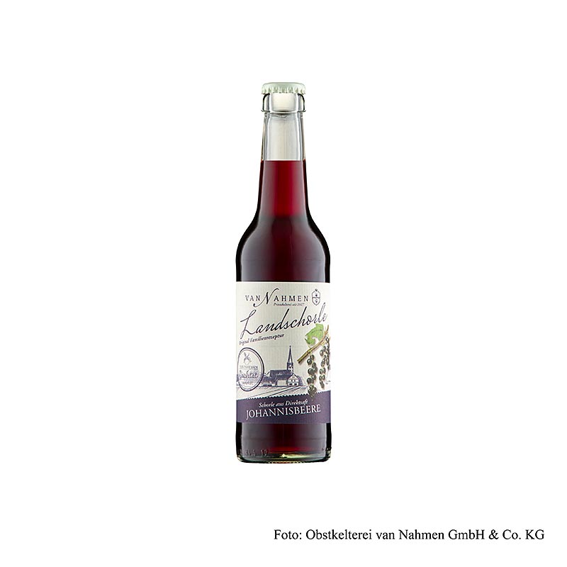 Van Nahmen Landschorle Groseille (à base de jus pur) végétalien, 330 ml