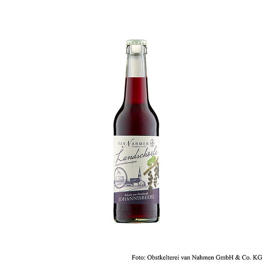Van Nahmen Landschorle al ribes (da succo puro) vegano, 330 ml