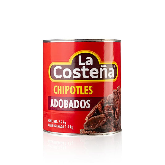 Sierra Madre - Peperoncini chipotle affumicati in salsa adobo, La Costena, 2,8 kg