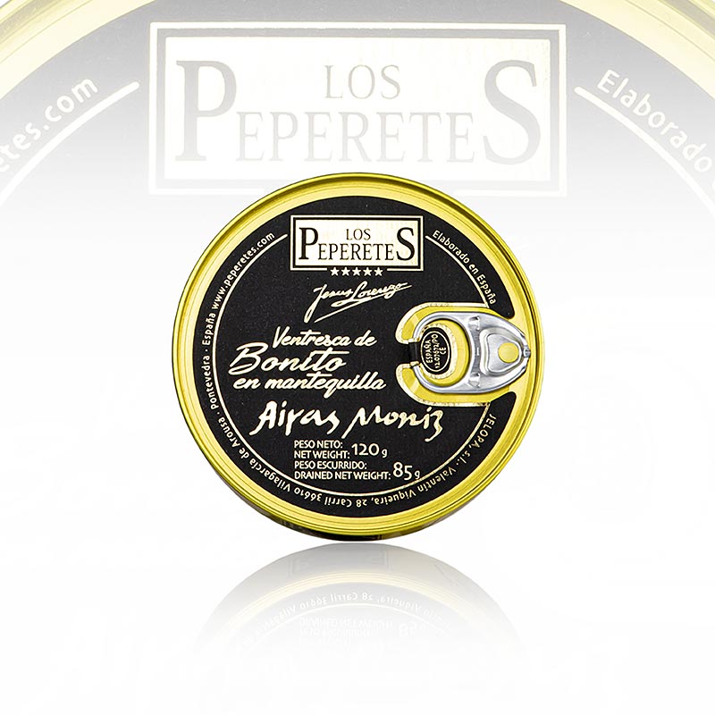 Los Peperetes - Jelopa Ventresca de Bonito - Tonno al burro, 120 g