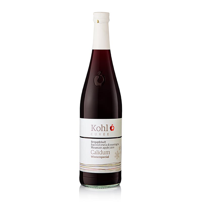 Kohl CUVÉE punch invernale Succo di mela di montagna Calidum + sambuco + spezie, 750 ml
