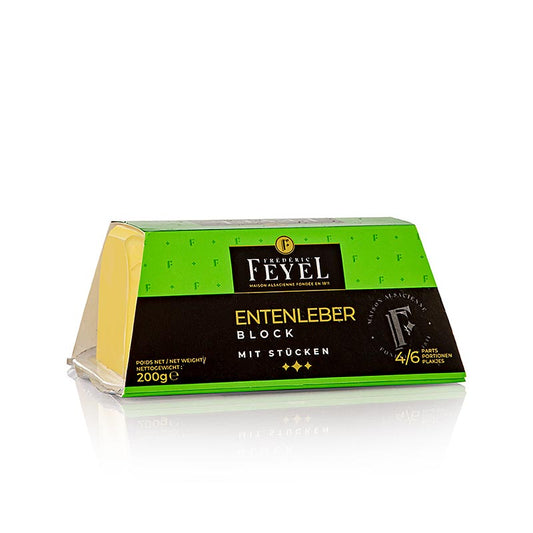 Bloc de Foie gras de canard, Feyel, 200 g