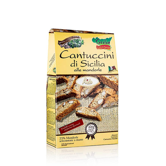 Cantuccini di Sicilia, biscotti italiani alle mandorle, Aida, 200 g