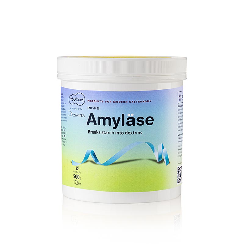 AMYLÄSE Powder, Amylase Enzym, TÖUFOOD, 500 g