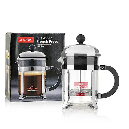 Bodum cafetière "Chambord", acier inoxydable chromé, 500 ml, 1 pc