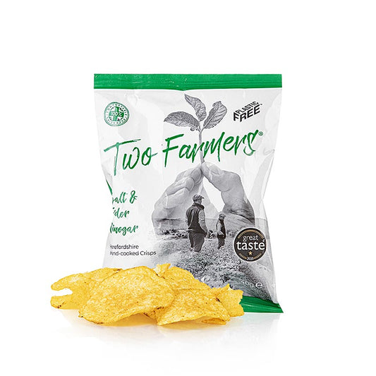 Two Farmers - Chips de pommes de terre "Salt & Cider Vinegar", 40 g