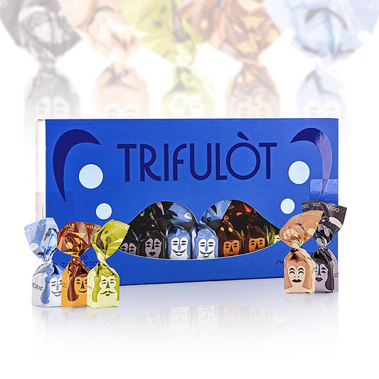 Tartuflanghe Mini cioccolatini al tartufo "trifulòt", 5 varietà, 145 g, 20 pezzi