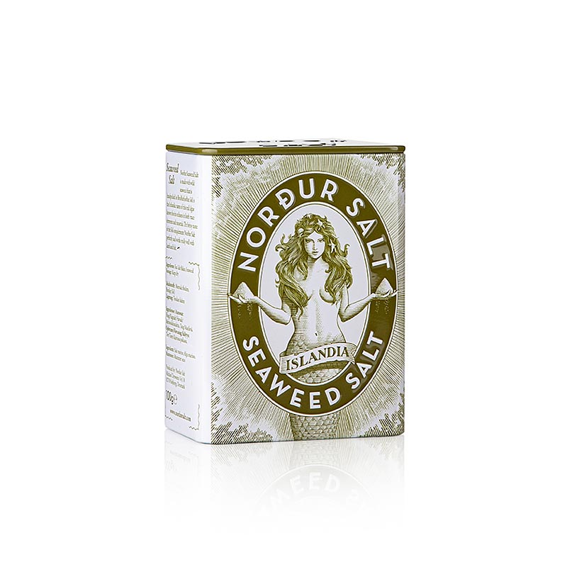 Fiocchi di sale islandese NORDUR, con alghe, 100 g