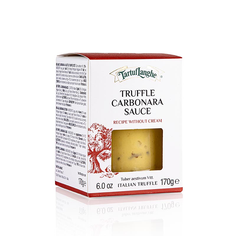 TARTUFLANGHE - Carbonara Sauce, mit Sommertrüffel, ohne Speck, küchenfertig, 170 g