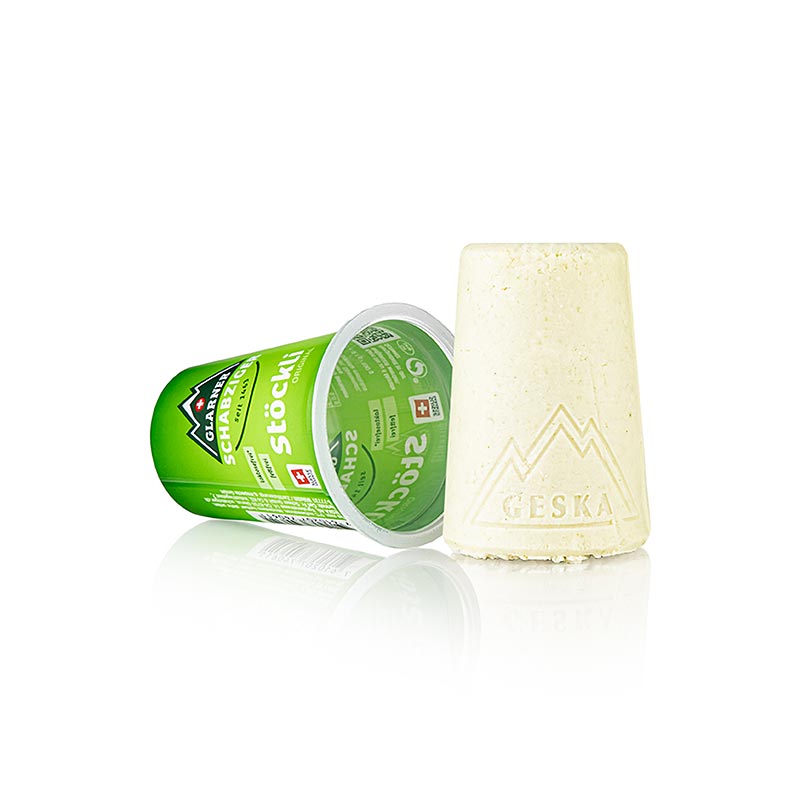 Schabziger Stöckli, Molkenkäse, mit Schabzigerklee, 100 g