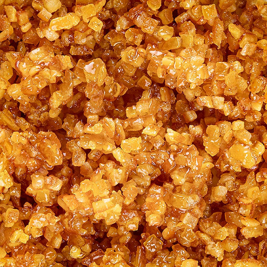 Orangeat, cubes d'orange confite, finement hachés, 3 x 3mm, 1 kg