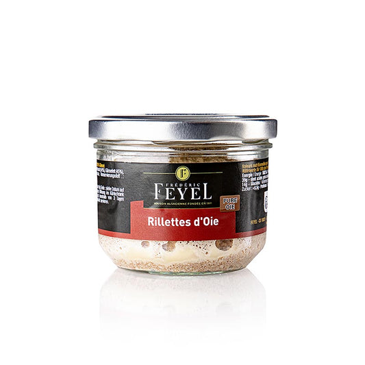 Rillette d'oie (pâté d'oie), Feyel, 170 g