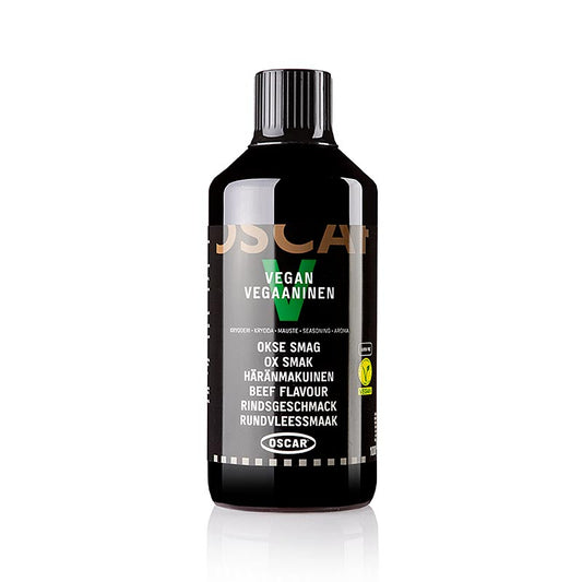 Concentré Oscar au goût de bœuf, liquide, végétalien, Sans gluten pour environ 10 l), 1 l