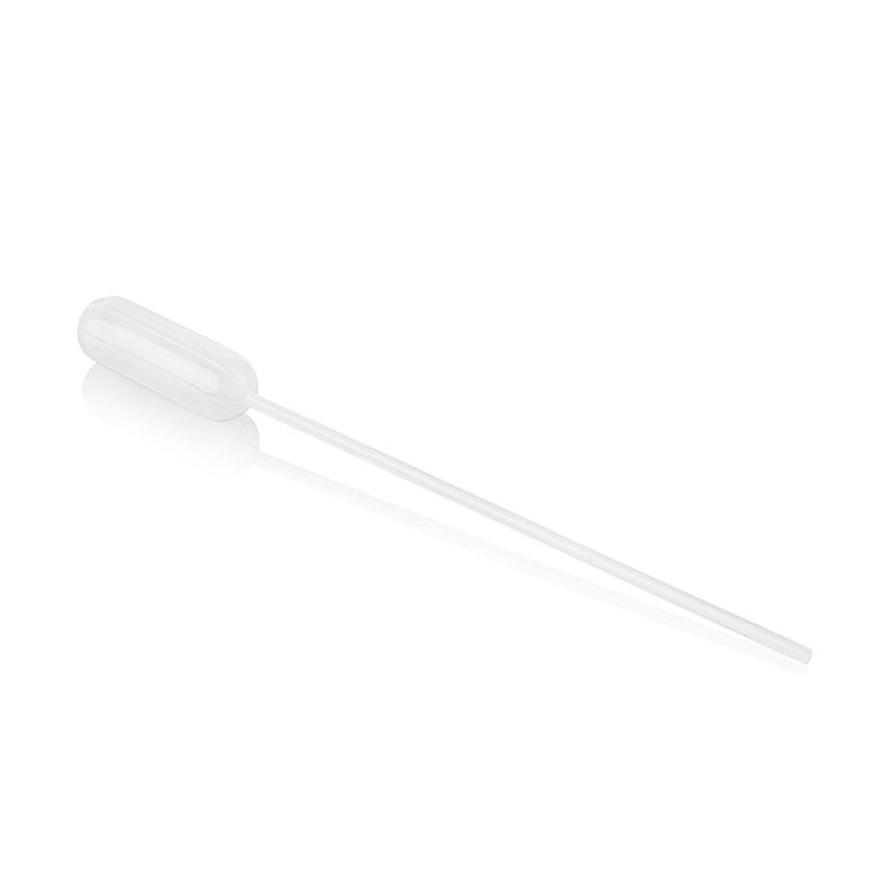 Pipetta Pasteur, plastica, 15,5 cm, 4,5 ml, non graduata, 100% Chef, 100 pz.