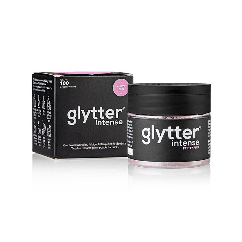glytter "intense Pretty Pink", polvere glitterata alimentare, 10 g | Additivi alimentari | thungourmet