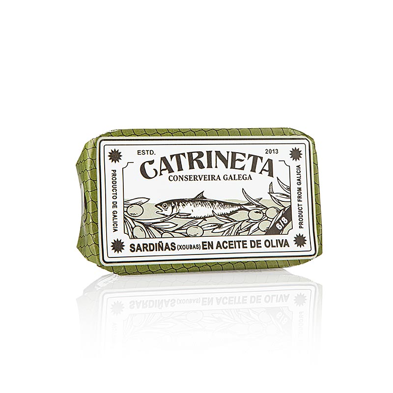 Catrineta - Sardine, XOUBAS, intere, in Olio d'oliva, 81 g