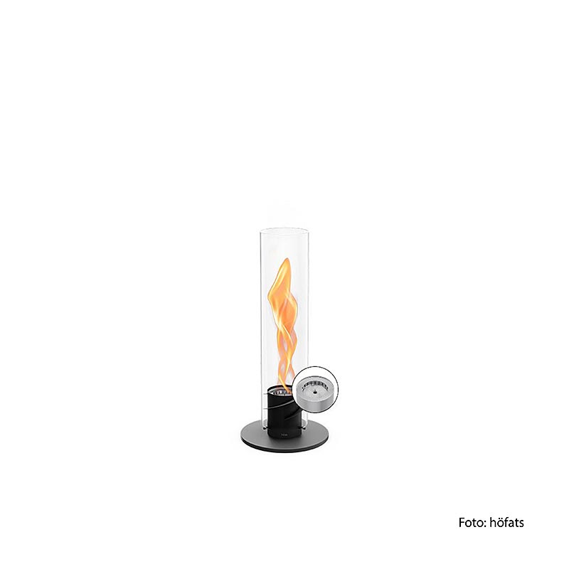 Höfats Tischfeuer SPIN 900, Schwarz (Windlicht, Gartenfackel) 1 St