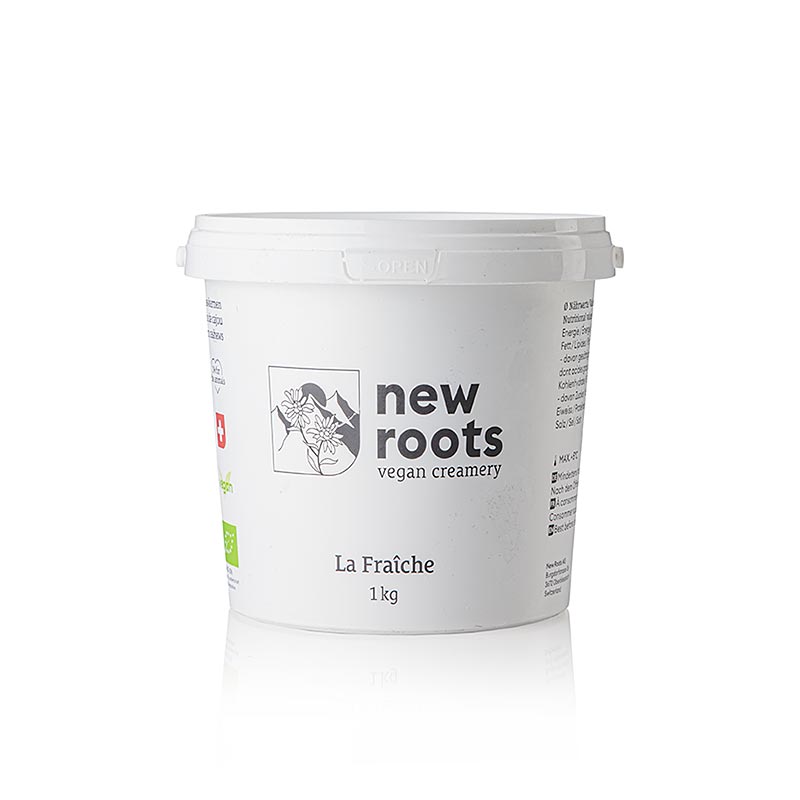 New Roots - végétalien crème fraîche, à base de noix de cajou, BIO, 1 kg