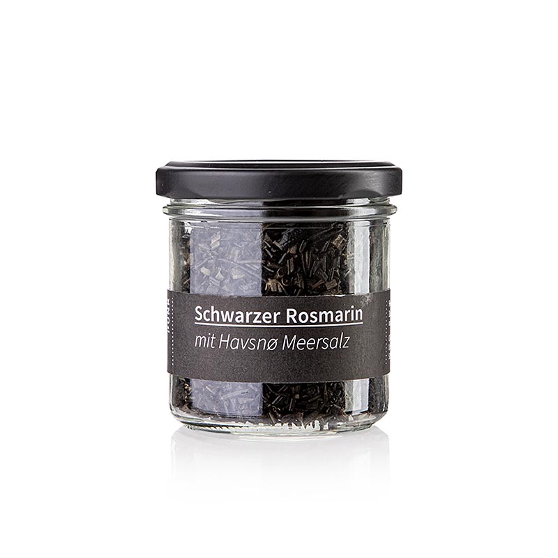 Fermentierter schwarzer Rosmarin mit Havsnø Meersalz, Krautpunk, 60 g