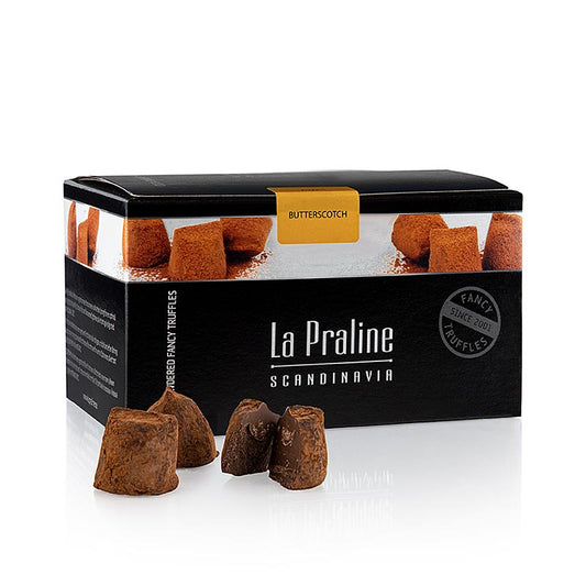 La Praline Fancy Truffles, Schokoladentrüffel mit Butterscotch, Schweden, 200 g