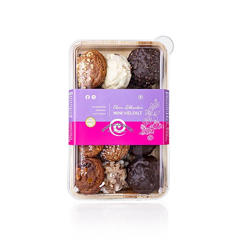 MINI Elisen Lebkuchen Vielfalt, verschiedene Sorten, Manke&Coldewey, 315 g | Gebäck, Pralinen, Snacks | thungourmet