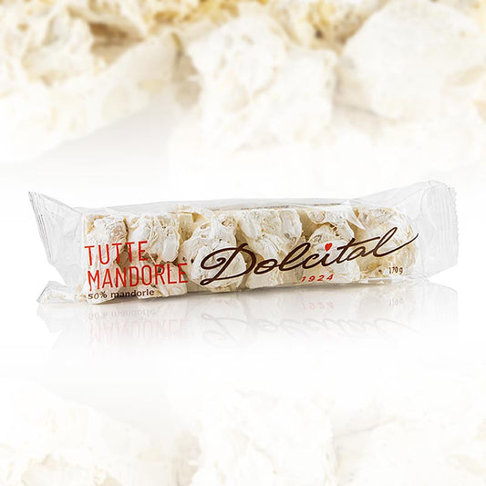 Barre de nougat aux amandes, croquant, Dolcital (Tuttemandorle), 170 g